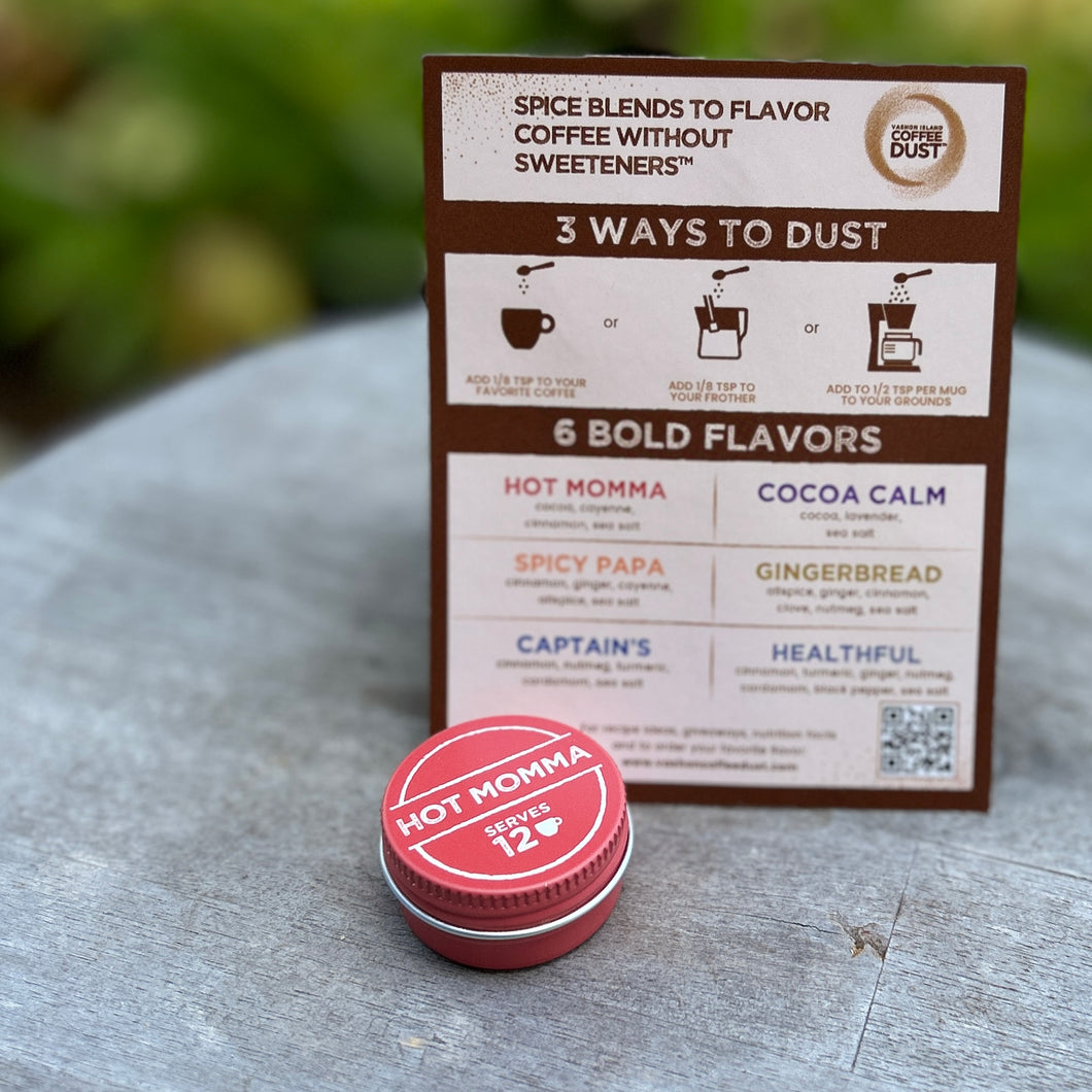 Individual Mini-Tins | 12 servings | Sample Any Coffee Dust Flavor