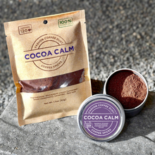 Load image into Gallery viewer, Cocoa Calm Coffee Dust | 120 servings | Coffee Flavoring using Spices: Cocoa, Lavender and Sea Salt
